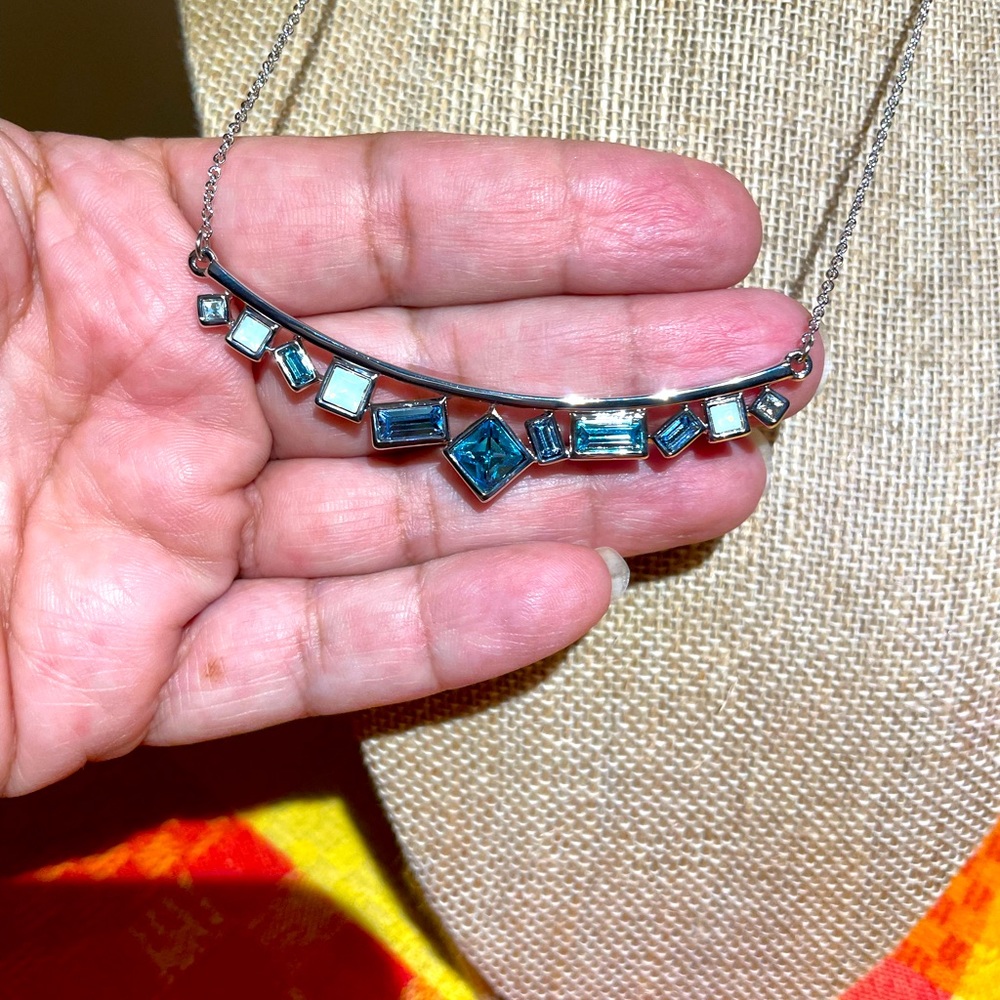 On the Town Necklace, Rhodium Plating
